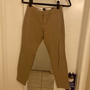 BANANA REPUBLIC KHAKI SLOAN PANTS with STITCHING DETAIL